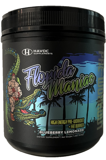 Florida Maniac Pre-workout Blue Berry Lemonade