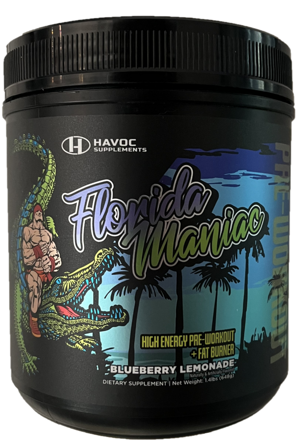 Florida Maniac Fat burning Pre-workout Blue Berry Lemonade