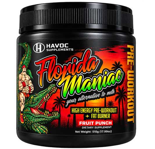 Florida Maniac Fat burning Pre workout Fruit Punch