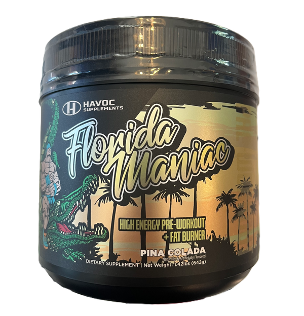 Florida Maniac Fat Burning Preworkout Piña Colada