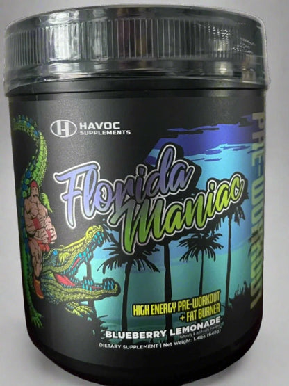 (Improved Formula) Florida Maniac Pre-workout Blue Berry Lemonade