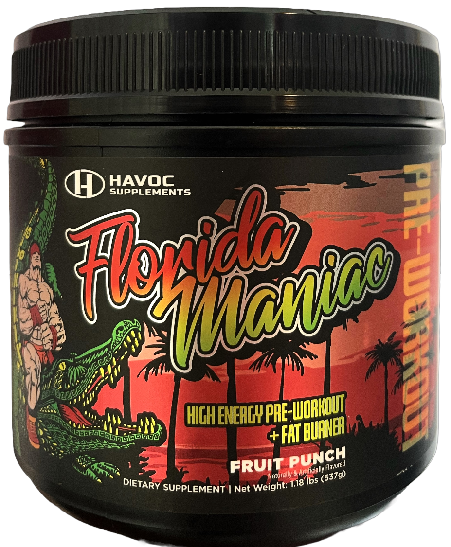 Florida Maniac Pre workout - Fruit Punch - Preworkout