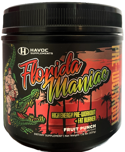 Florida Maniac Pre workout - Fruit Punch - Preworkout