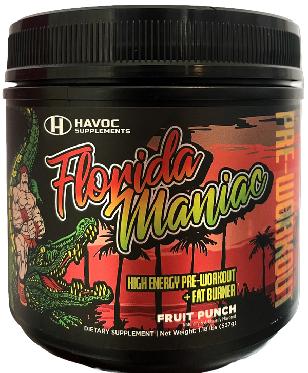Florida Maniac Pre workout - Fruit Punch - Preworkout